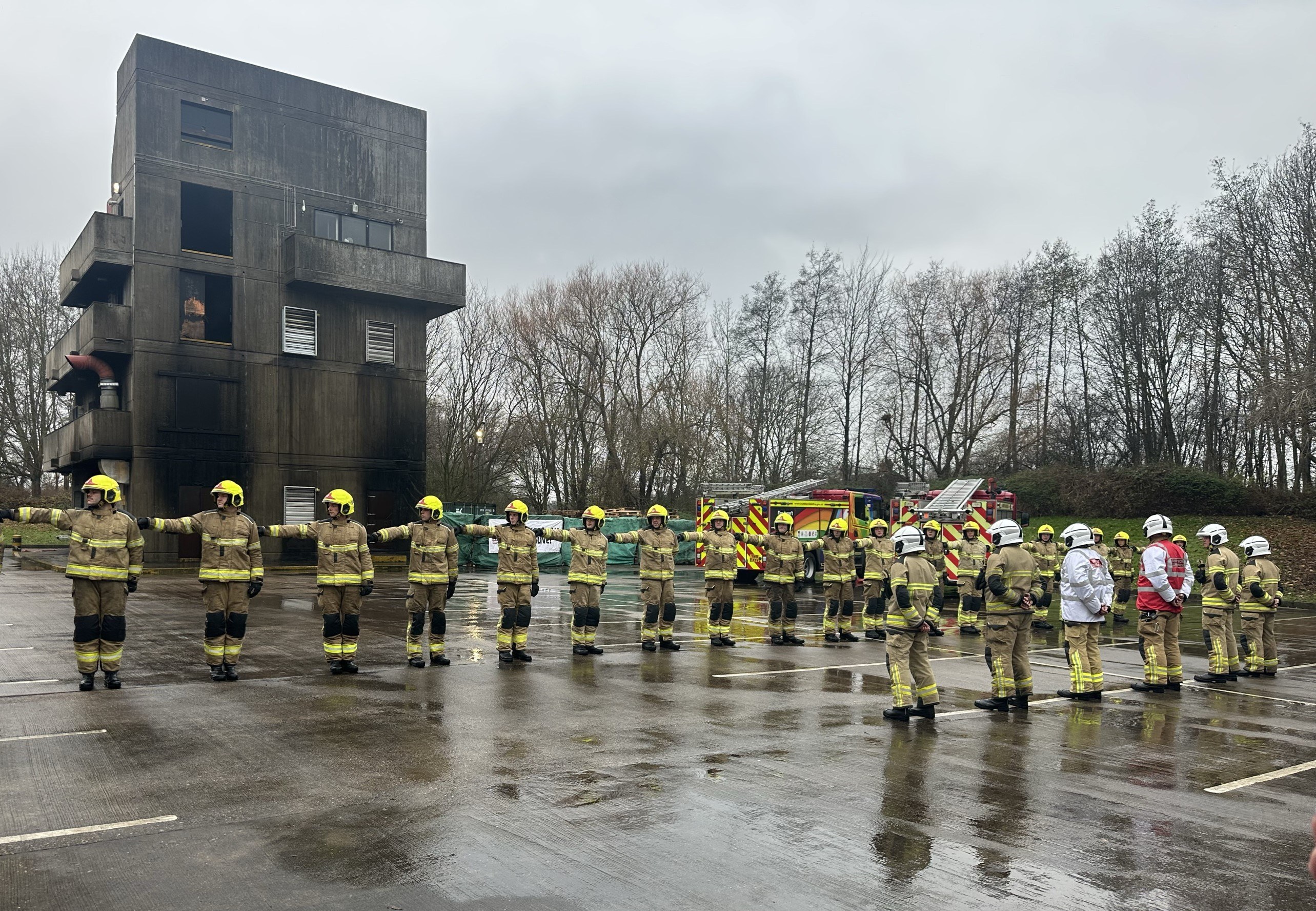 Latest firefighters at their passing out parade